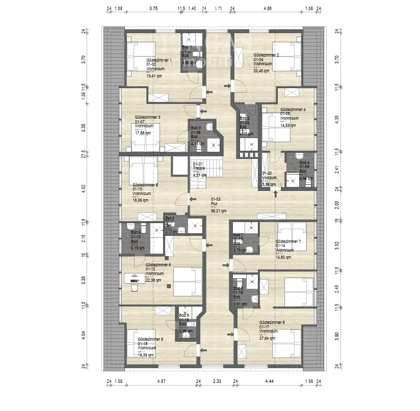 GRUNDRISS OBERGESCHOSS