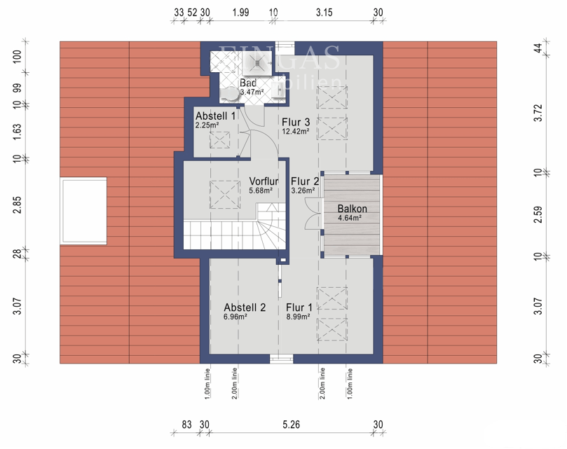 GRUNDRISS DACHGESCHOSS