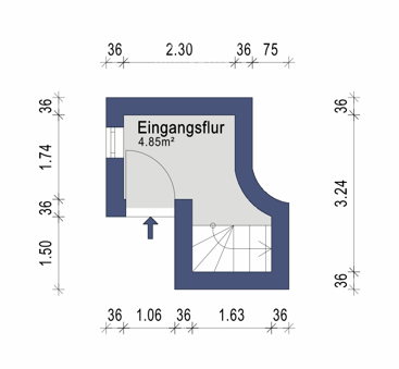 GRUNDRISS ERDGESCHOSS