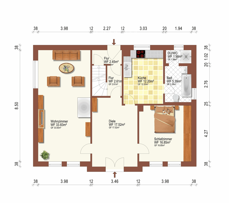 GRUNDRISS ERDGESCHOSS
