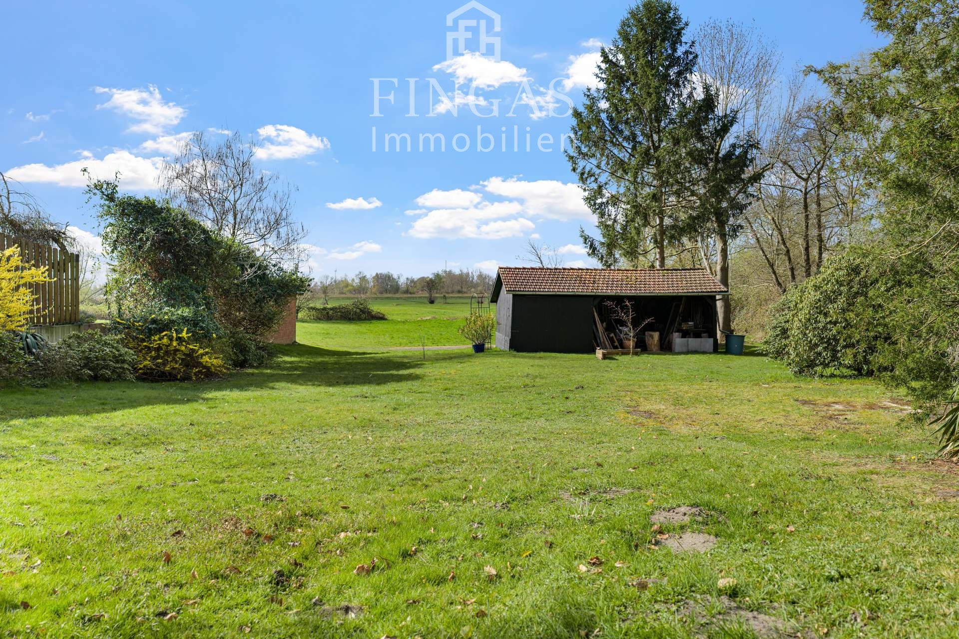 Ritterhude - ***Baugrundstück mit Blick über die Hammewiesen im Ritterhuder Ortskern***